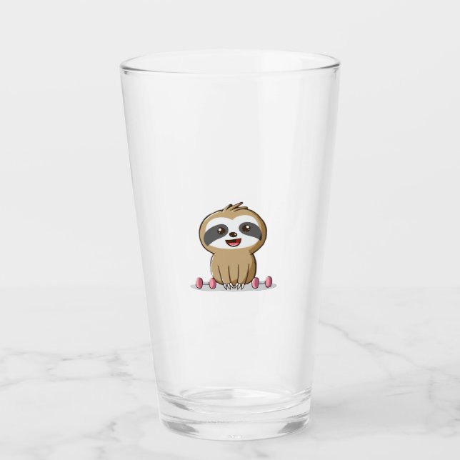 Cute Chibi Sloth Workout � Funny Kawaii Gym Animal (Anverso)