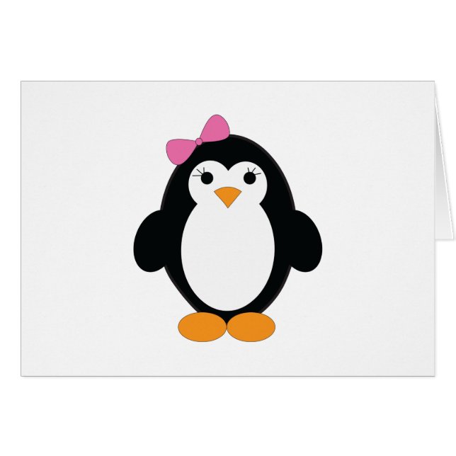 Cute Chica Penguin (Anverso (Horizontal))