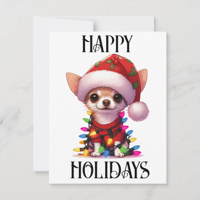 Cute Chihuahua de Navidad  (Anverso)