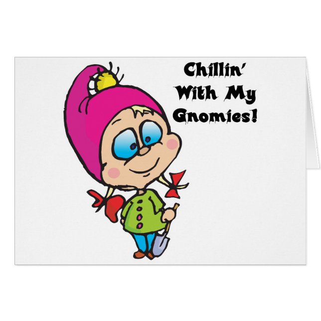 Cute Chillin con el diseño de mis gnomos (Anverso (Horizontal))