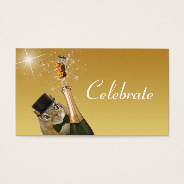 Cute Chipmunk Celebración Formal (Frente)