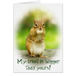 Cute Chipmunk con tratamiento