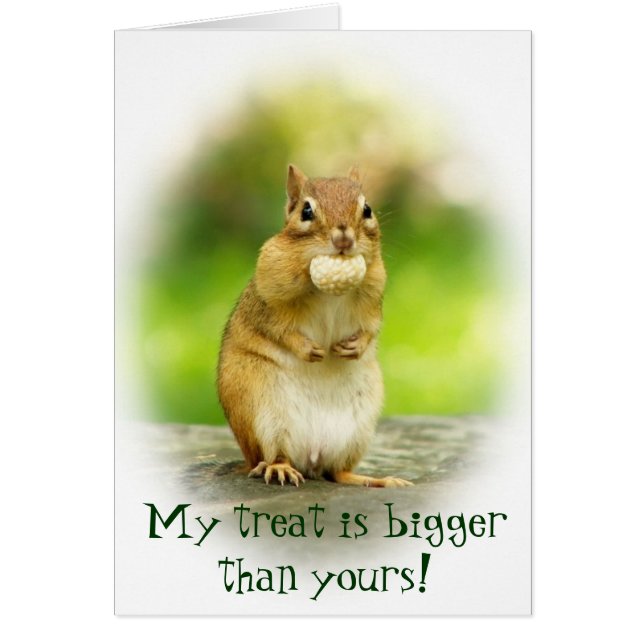Cute Chipmunk con tratamiento (Frente)