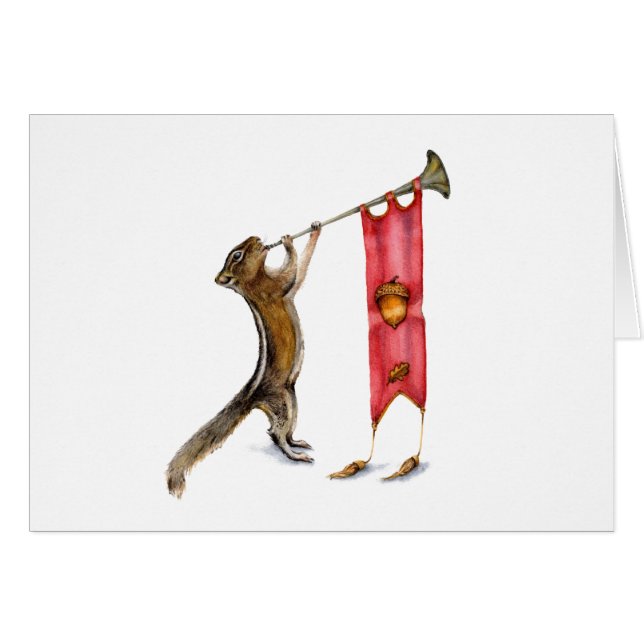 Cute Chipmunk Herald (Anverso (Horizontal))