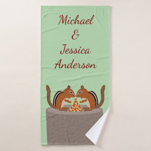 Cute Chipmunks Personalizado de la boda de otoño