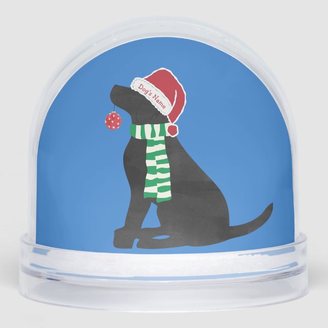 Cute Christmas Black Lab Holiday Custom (Anverso)