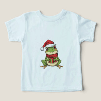 Cute Christmas Frog Sweater - Santa Frog Holding G