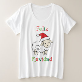 Cute Christmas Sheep – Feliz Navidad