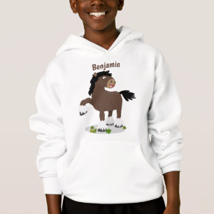 Cute Clydesdale personalizado de caballo ilustraci