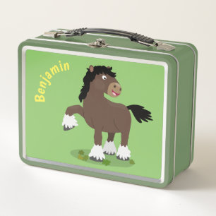 Cute Clydesdale personalizado de caballo ilustraci