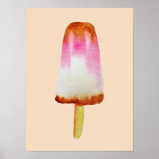 Cute cola helado de bloqueo de arte pop (Frente)