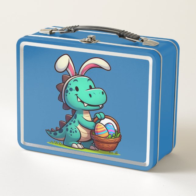 Cute conejo de Pascua dinosaurio (Anverso)