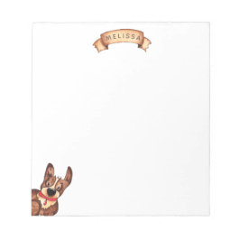 Cute Corgi | Bloc de notas personalizado