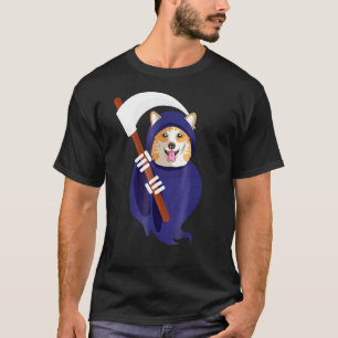 Cute Corgi Galés Segador Siniestro Camiseta de Hal