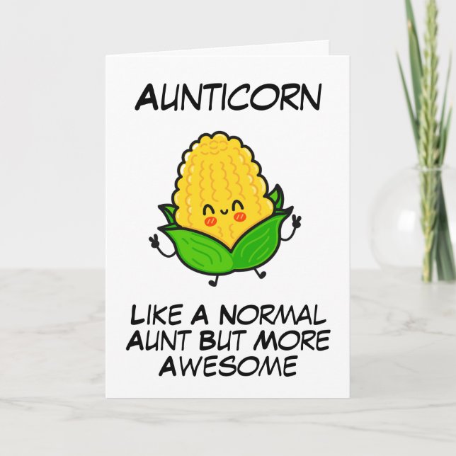 Cute corn puns graciosas tarjetas de cumpleaños de (Anverso)