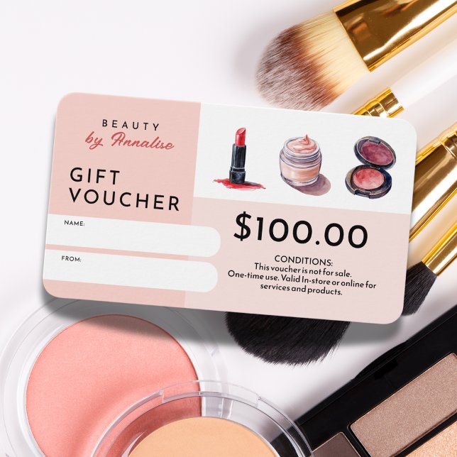 Cute Cosmetics Makup Artist Beauty Gift Card (Subido por el creador)