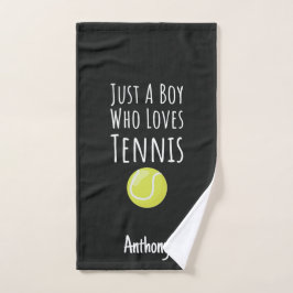 Cute Custom Tennis Towel Player For Baby Boy