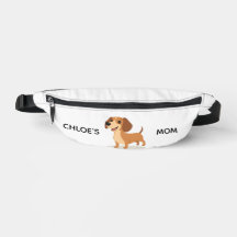 Cute Dachshund Riñonera – Ilustrado Divertido