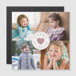 Cute Daddy We Love You Heart Photo