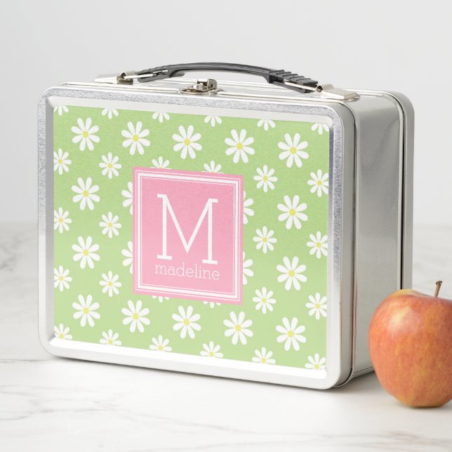 Cute Daisies Pattern Lunch Box (In situ)