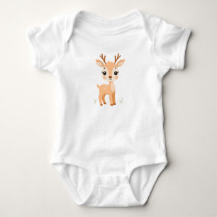 Cute Deer Baby Jersey Bodysuit