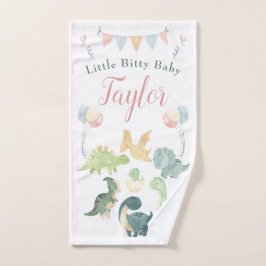 Cute Dinosaurio acuarela Bebé personalizado