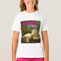 Cute Discapacitado Un Gato Oído Con Camiseta De Ga