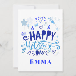 Cute divertida tarjeta de vacaciones personalizada