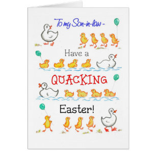 Cute Divertido Ducklings Quacking Easter, yerno
