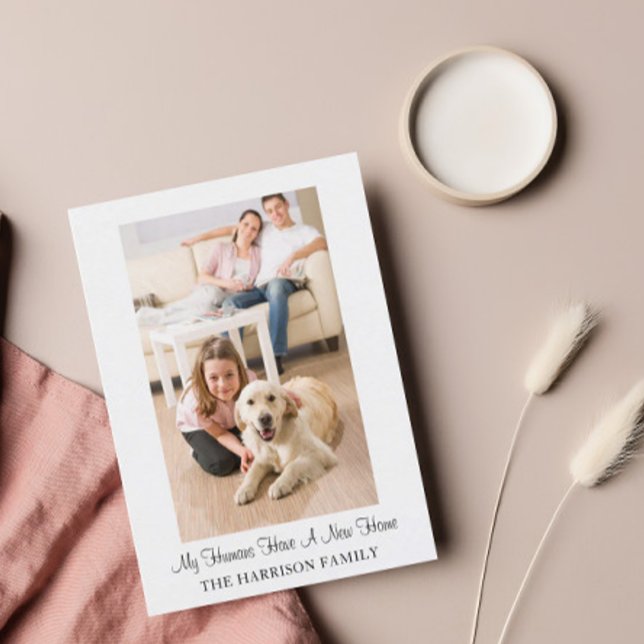 Cute Dog Divertida Nueva Dirección Invitación De M (Subido por el creador)