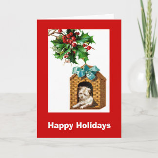 Cute Doggie Navidad Card