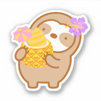 Cute Dole Whip Pineapple Soft Serve Pegatina