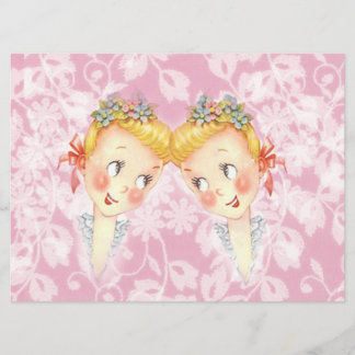 Cute dos novias: Invitación a la boda gay rosa