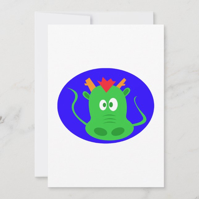 Cute Dragon Face (Anverso)