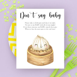 Cute dumpling - No digas bebé Póster