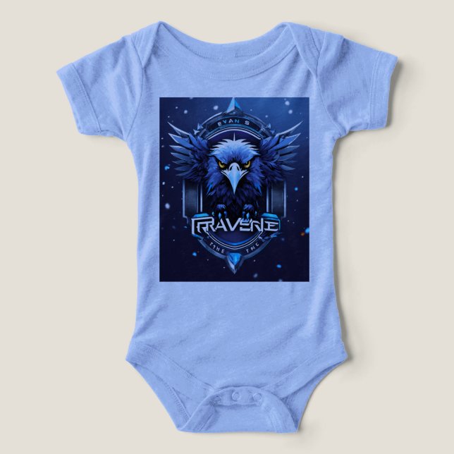 Cute Eagle Emblem Baby Outfit – Soft & Stylish Des (Diseño delantero )