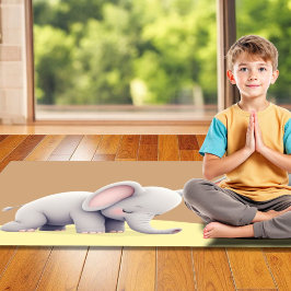 Cute Elefante Flow Yoga Mat