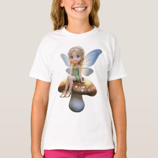 Cute Fairy en una camiseta de Chica