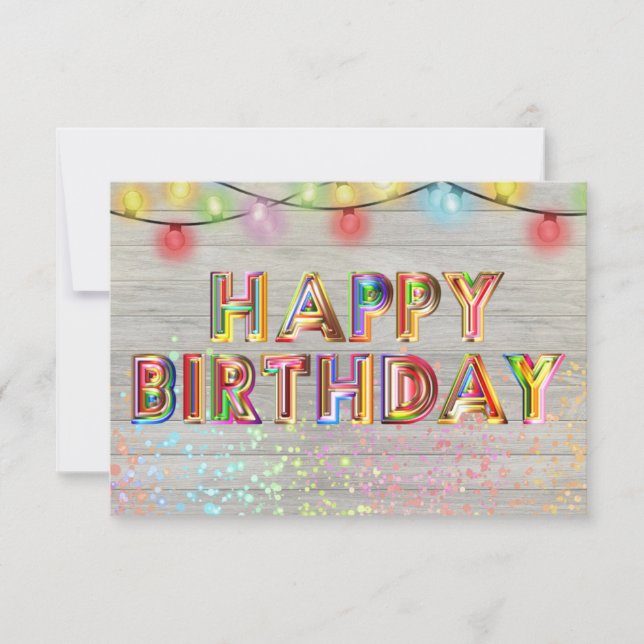 Cute Feliz Cumpleaños (Anverso)