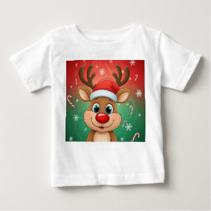 "Cute Feliz Navidad Bebé Camiseta - Holi Adorable