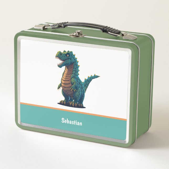 Cute Feliz T-Rex Tyrannosaurus Rex Dinosaurio (Anverso)