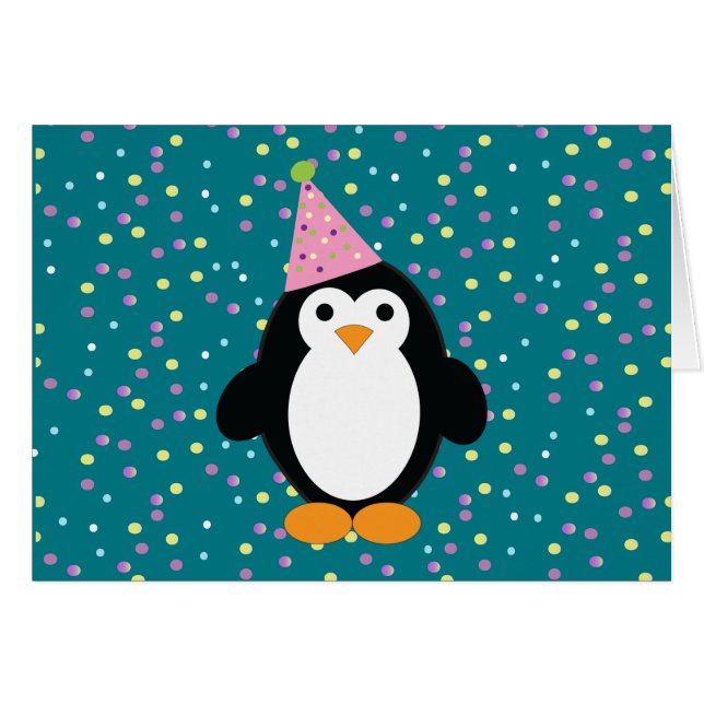 Cute Fiesta Penguin (Anverso (Horizontal))