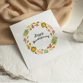 Cute Fun Fall Wreath Feliz Día de Gracias