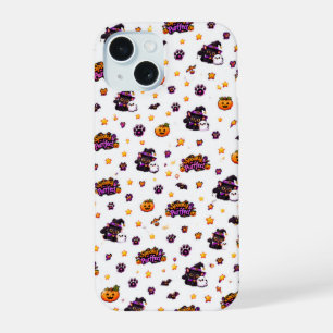 Cute funda de teléfono de bruja de Halloween con S
