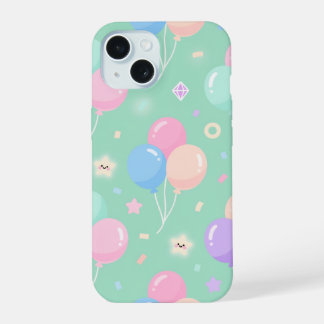 Cute funda verde pastel con globos Case-Mate 