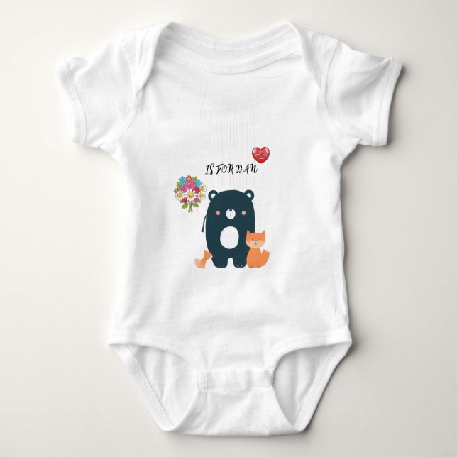 Cute Funny Baby Jersey Bodysuit | (Anverso)