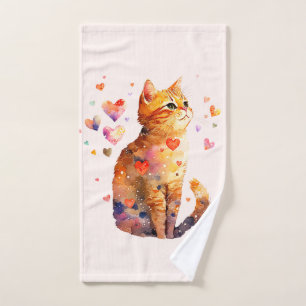Cute gato de tabla con corazón
