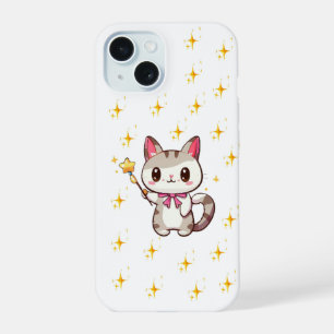 Cute Gatos con Estrellas de la varita mágica del c