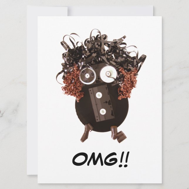 Cute genial divertido humorístico Increíble Media  (Anverso)