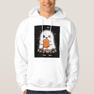 Cute Ghost Chupachups de Halloween Sudadera con Ca